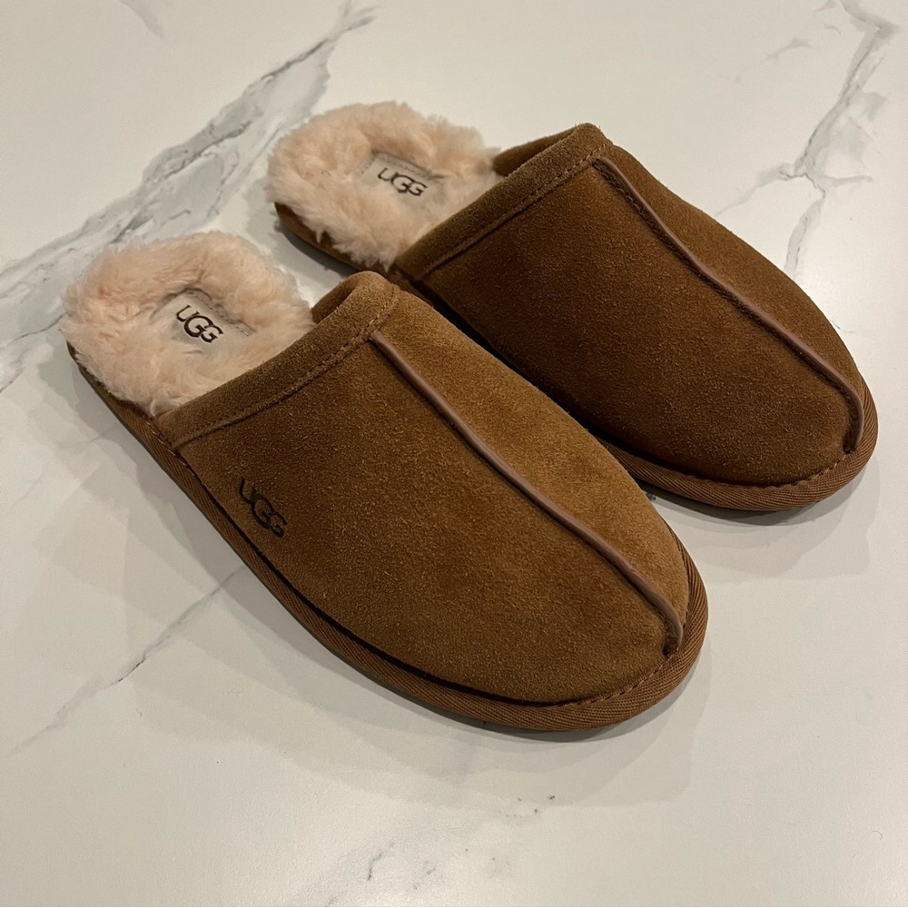 NWT UGG Pearle UGGplush™ Scuff Slipper - Chestnut - Picture 6 of 10